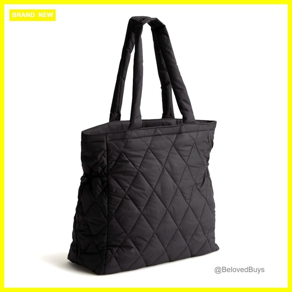 Featherweight Recycled Nylon Tote Bag with Zipper Closure